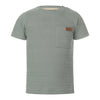 Jongens T-shirt ss van Koko Noko in de kleur Dusty green in maat 128.