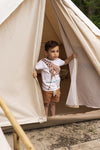 Jongens T-shirt ss van Koko Noko in de kleur White in maat 128.