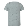 Jongens T-shirt ss long back van Koko Noko in de kleur Dusty blue in maat 128.