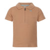 Jongens Polo ss van Koko Noko in de kleur Camel in maat 128.