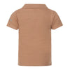 Jongens Polo ss van Koko Noko in de kleur Camel in maat 128.