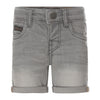 Jongens Jeans shorts van Koko Noko in de kleur Grey jeans in maat 128.