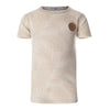 Jongens T-shirt ss van Koko Noko in de kleur Sand in maat 128.