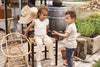 Meisjes Top ss van Koko Noko in de kleur  Off white in maat 128.