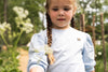 Meisjes Sweater ls van Koko Noko in de kleur Light blue in maat 128.
