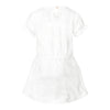 Meisjes Dress ss van Koko Noko in de kleur  Off white in maat 128.