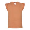 Meisjes Top ss van Koko Noko in de kleur Faded orange in maat 128.