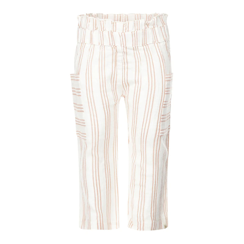 Meisjes Trousers wide leg van Koko Noko in de kleur  Off white in maat 128.