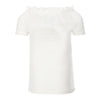 Meisjes T-shirt ss van Koko Noko in de kleur  Off white in maat 128.