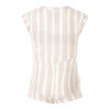 Meisjes Jumpsuit ss short van Koko Noko in de kleur  Off white in maat 128.