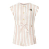 Meisjes Jumpsuit ss short van Koko Noko in de kleur  Off white in maat 128.