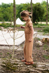 Meisjes Jumpsuit ss van Koko Noko in de kleur Camel in maat 128.