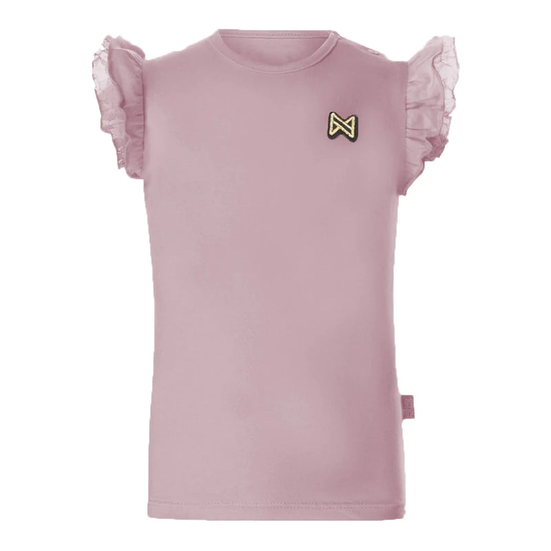 Meisjes Top ss van  in de kleur Mauve in maat 128.