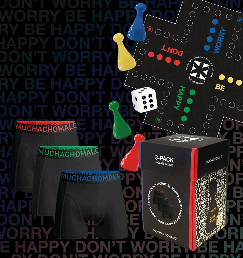 Muchachomalo 3-pack Ondergoed Game Giftset