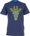 Jongens T-shirt met giraf van Someone in de kleur DARK BLUE in maat 140.