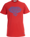 Jongens T-shirt Olifant van Someone in de kleur RED in maat 140.