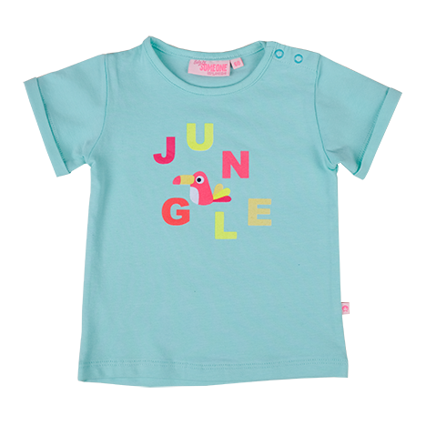 Baby Meisjes T-shirt Jungle van Someone in de kleur PINK in maat 86.