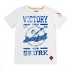 Jongens T-shirt Tobias van Skurk in de kleur White in maat 164, 170.
