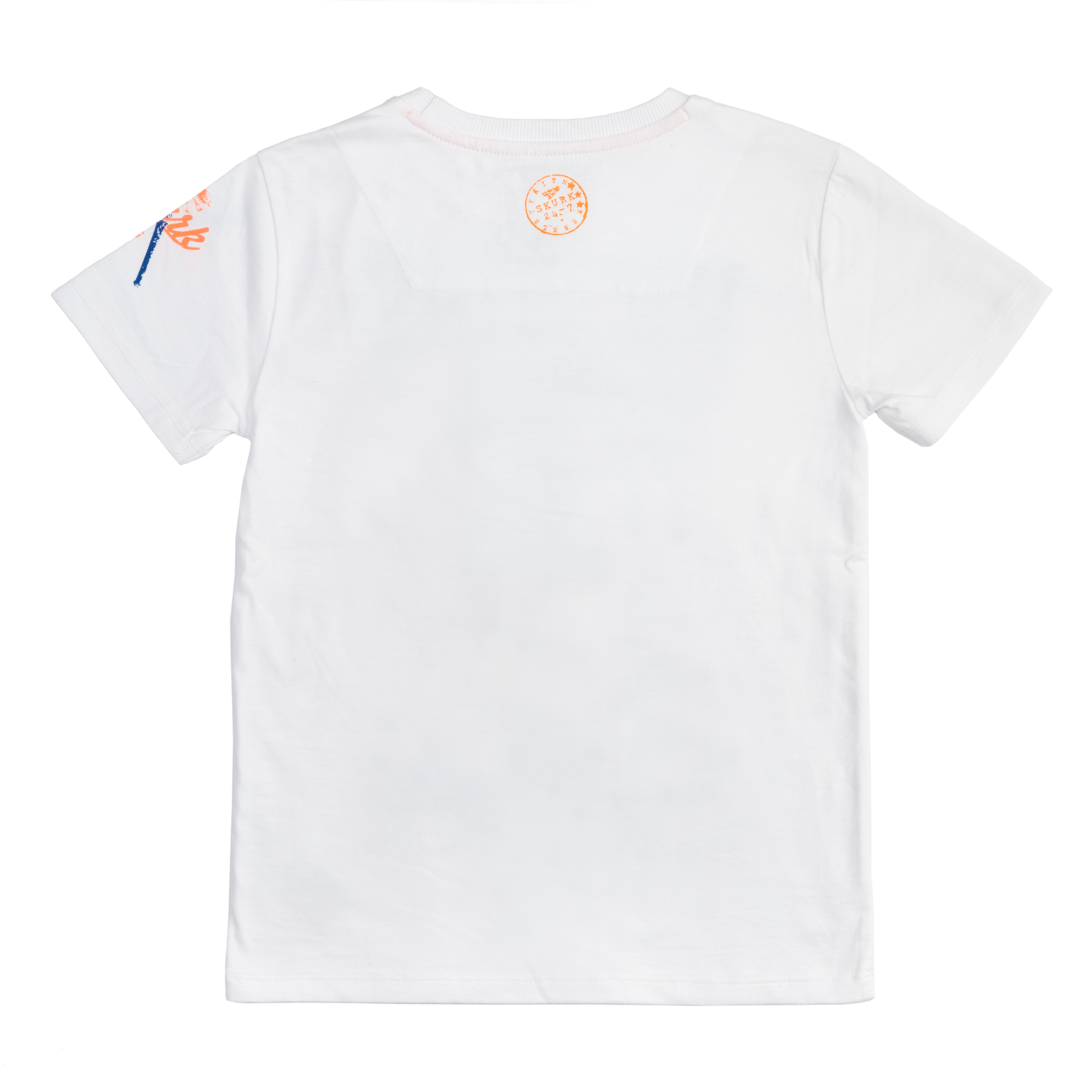 Jongens T-shirt Tobias van Skurk in de kleur White in maat 164, 170.