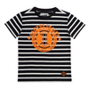 Jongens T-shirt Tomas van Skurk in de kleur Navy/Off White in maat 164, 170.