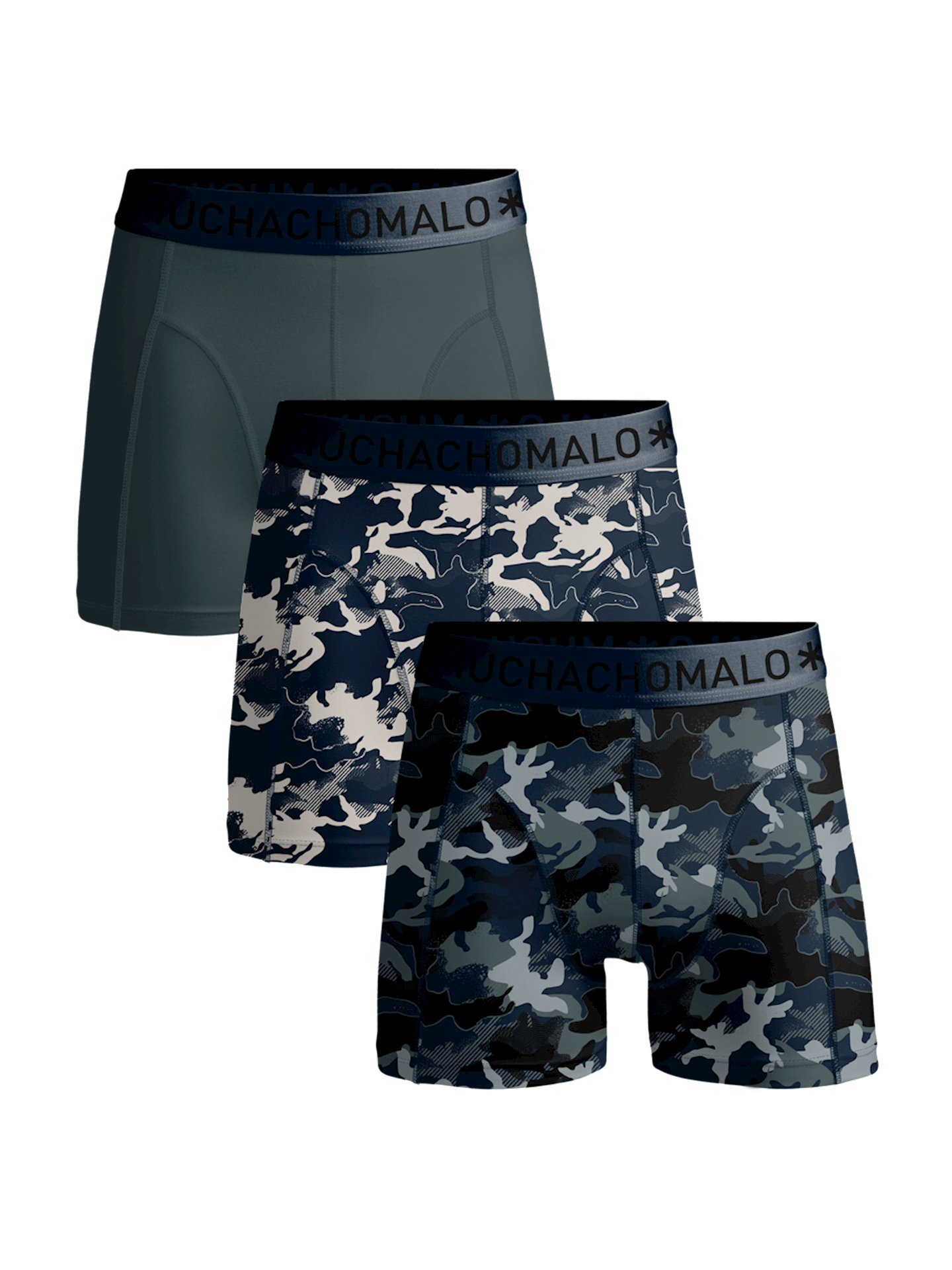 Muchachomalo 3-pack Boxers Print/Print/Solid
