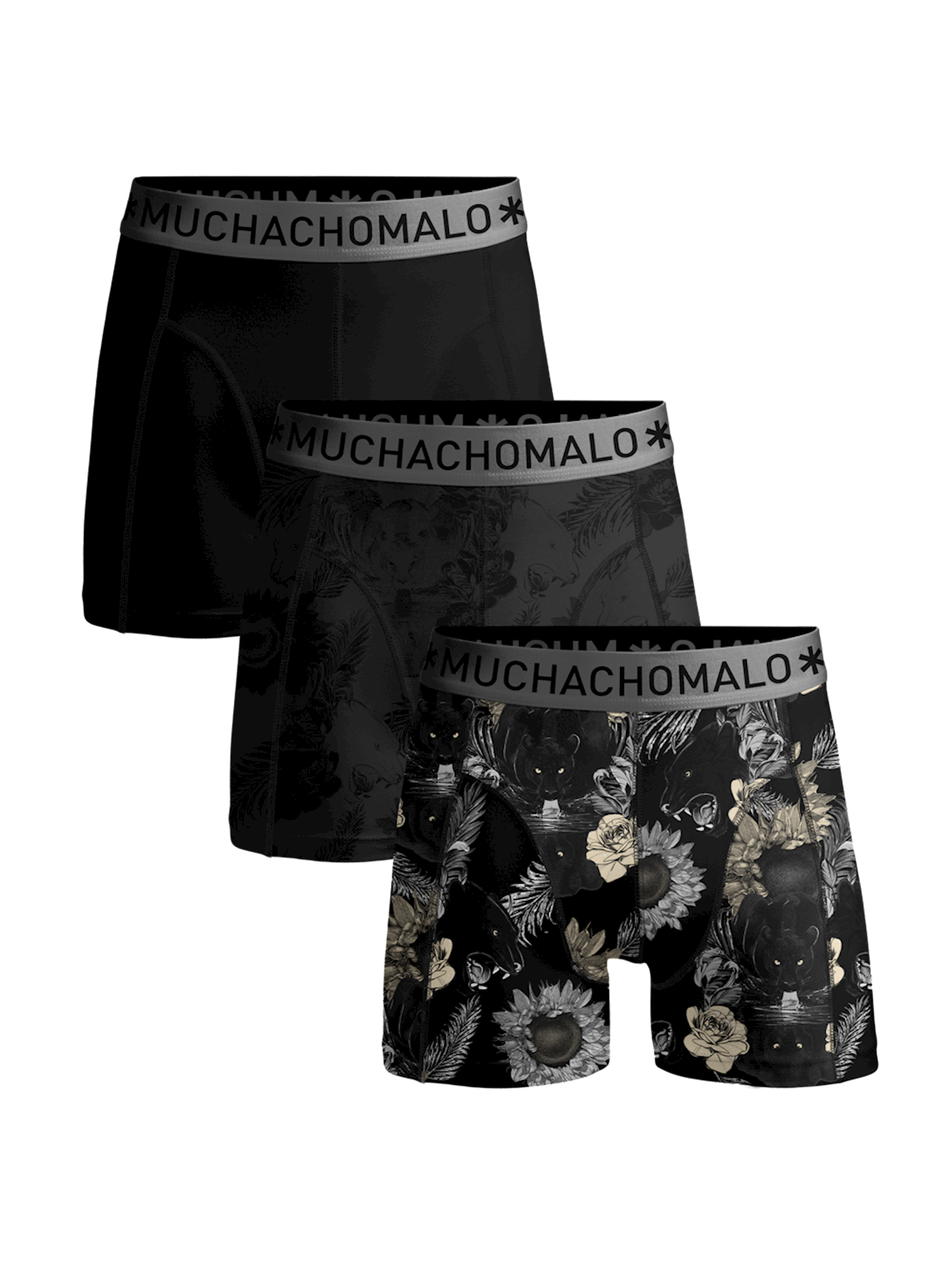Muchachomalo 3-pack Boxers Print/Print/Solid