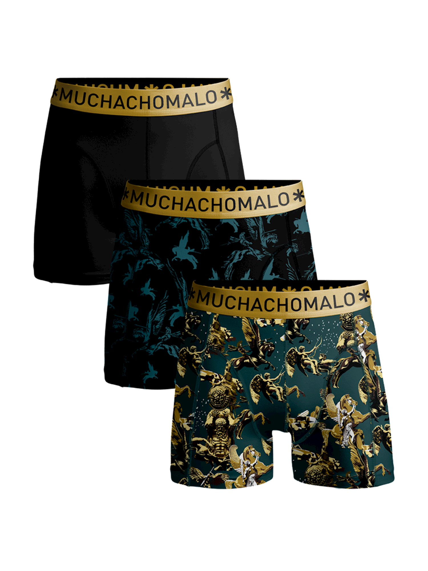 Muchachomalo Boxer 3-pack Print / Solid