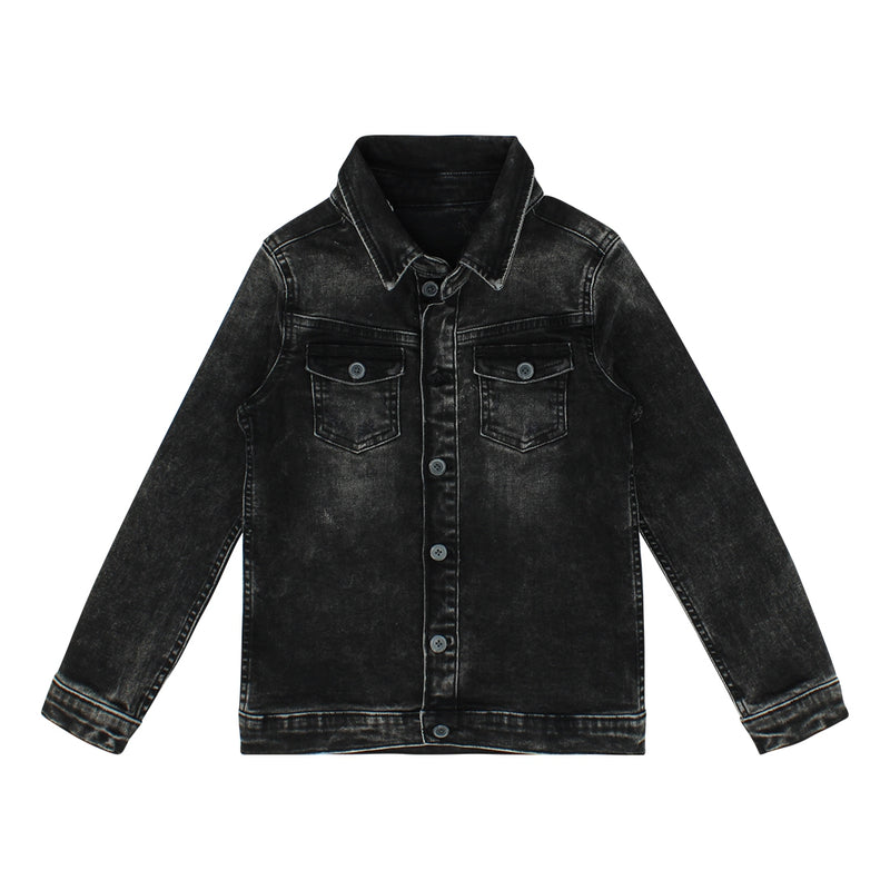 No Way Monday Denim blouse ls