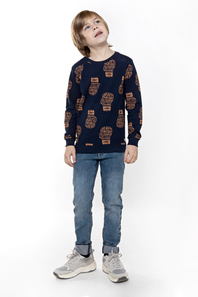 No Way Monday Sweater ls