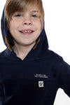 No Way Monday Sweater with hood ls