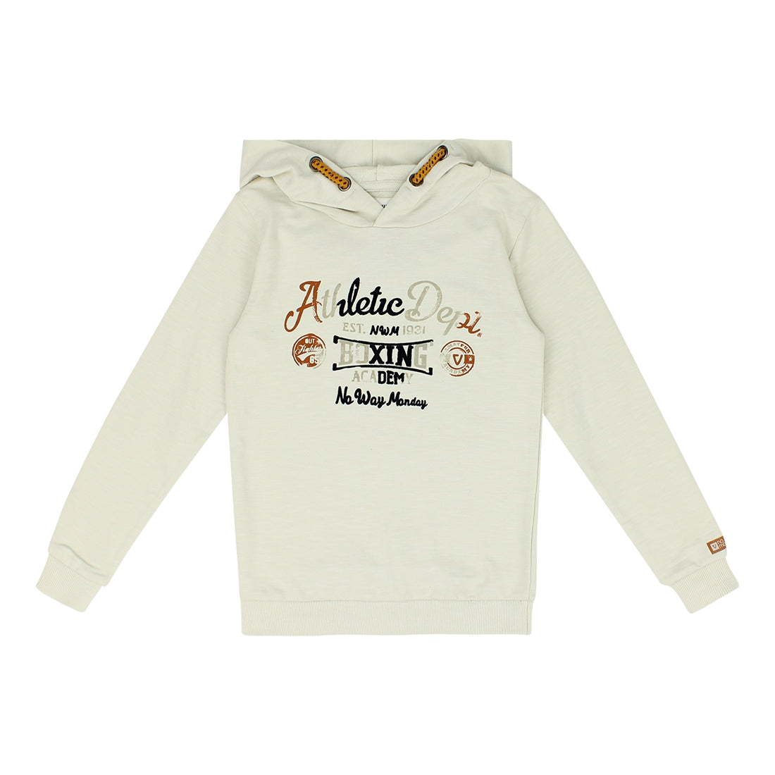 No Way Monday Sweater with hood ls