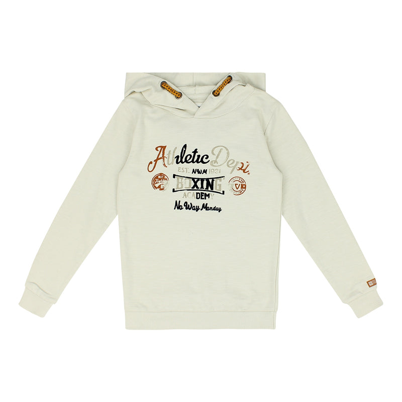 No Way Monday Sweater with hood ls