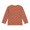 Jongens T-shirt ls van Koko Noko in de kleur Cognac in maat 128.