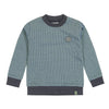 Jongens Sweater ls with crewneck van Koko Noko in de kleur Dark blue in maat 128.