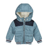 Jongens Jacket puff van Koko Noko in de kleur Faded blue in maat 128.