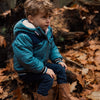 Jongens Jacket puff van Koko Noko in de kleur Faded blue in maat 128.