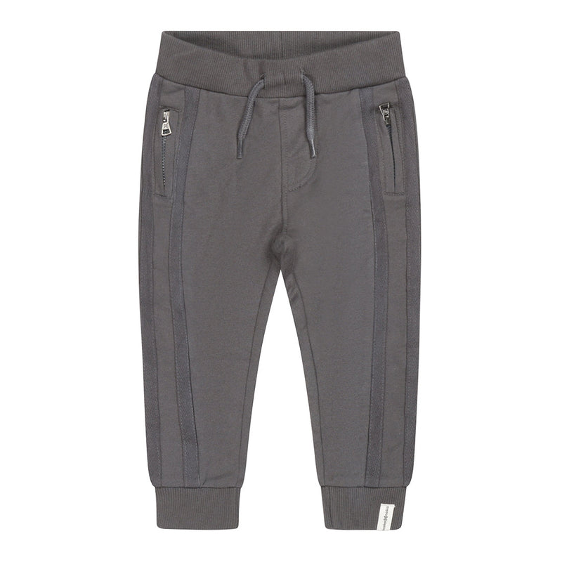 Jongens Jogging trousers van Koko Noko in de kleur Dark grey in maat 128.