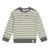 Jongens Sweater ls with crewneck van Koko Noko in de kleur Faded green in maat 128.
