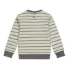Jongens Sweater ls with crewneck van Koko Noko in de kleur Faded green in maat 128.