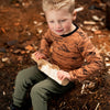Jongens Jogging trousers van Koko Noko in de kleur Army green in maat 128.