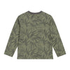 Jongens T-shirt ls van Koko Noko in de kleur Army green in maat 128.