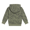 Jongens Sweater ls with hood van Koko Noko in de kleur Army green in maat 128.