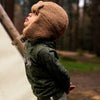 Jongens Sweater ls with hood van Koko Noko in de kleur Army green in maat 128.