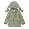 Jongens Jacket parka van Koko Noko in de kleur Army green in maat 128.