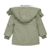 Jongens Jacket parka van Koko Noko in de kleur Army green in maat 128.