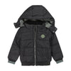 Jongens Jacket puff van Koko Noko in de kleur Black in maat 128.