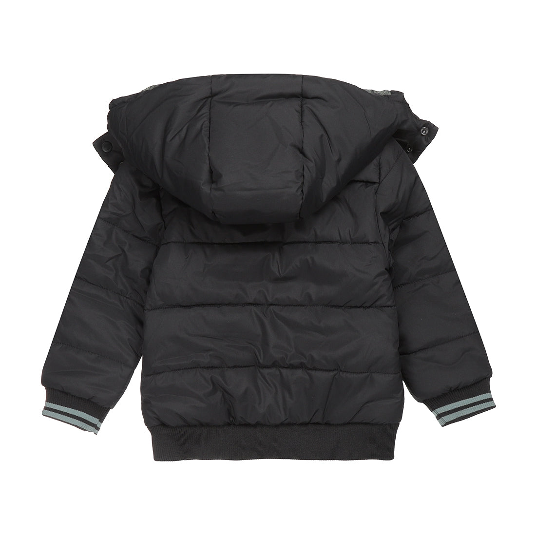 Jongens Jacket puff van Koko Noko in de kleur Black in maat 128.
