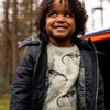 Jongens Jacket puff van Koko Noko in de kleur Black in maat 128.