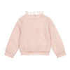 Meisjes Blouse ls van Koko Noko in de kleur Dusty pink in maat 128.