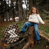 Meisjes Sweater ls with rollneck van Koko Noko in de kleur  Off white in maat 128.